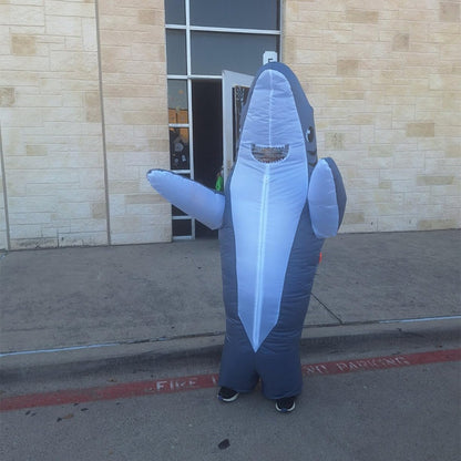 Teens and Adults Inflatable Shark Costumes - ChildAngle