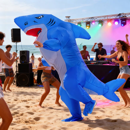 Teens and Adults Inflatable Shark Costumes - ChildAngle