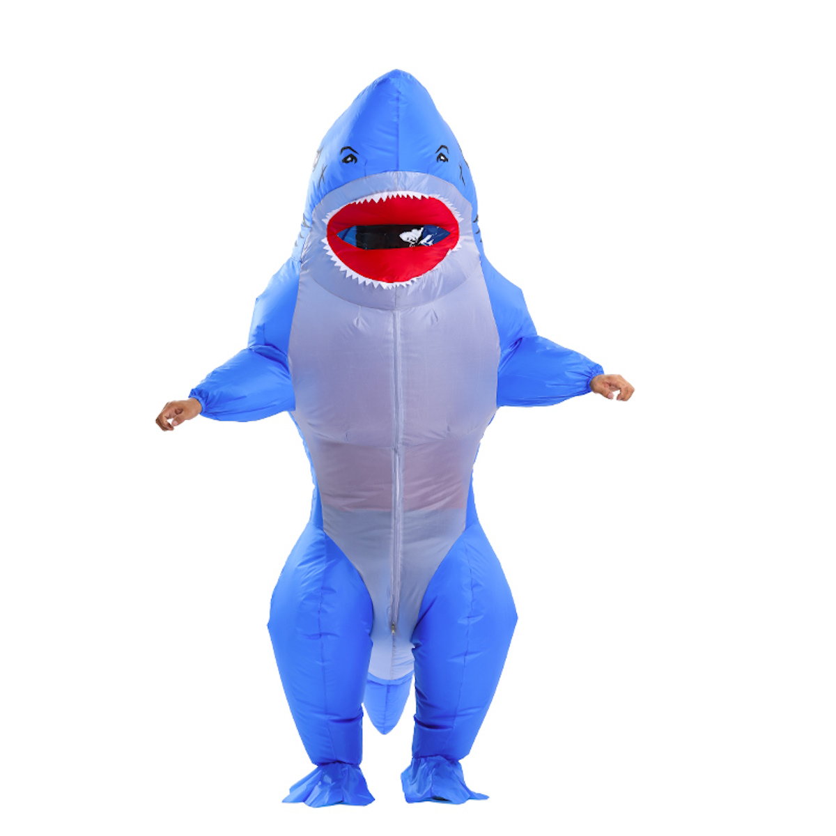 Teens and Adults Inflatable Shark Costumes - ChildAngle