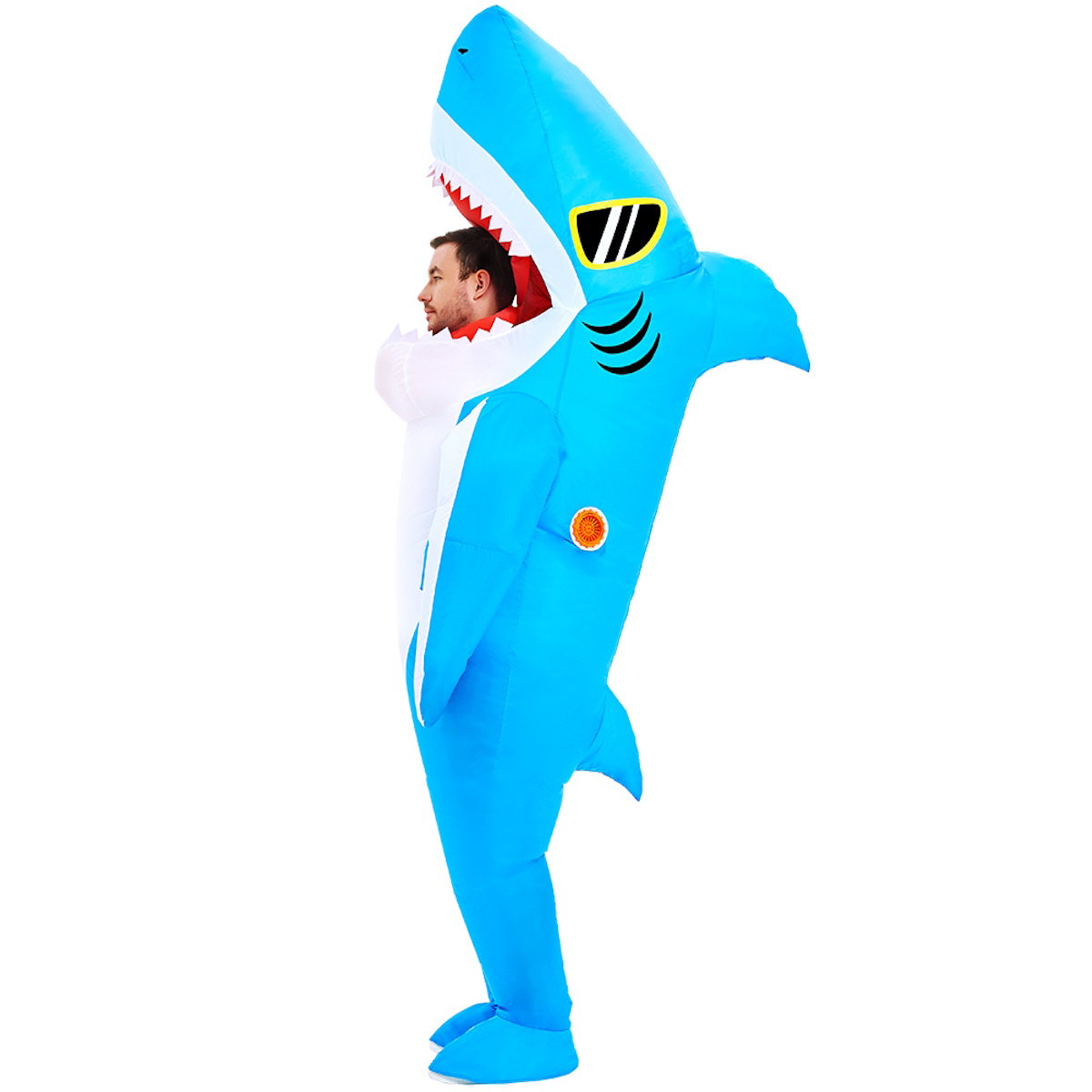 Teens and Adults Inflatable Shark Costumes - ChildAngle
