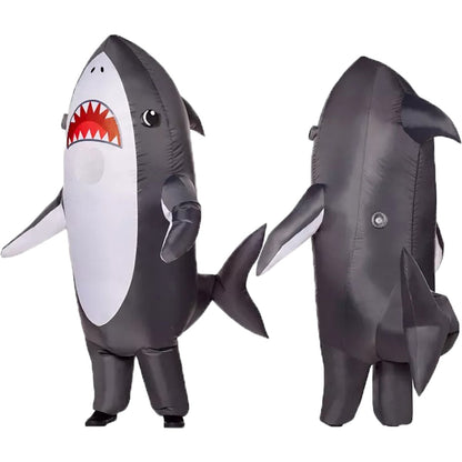 Teens and Adults Inflatable Shark Costumes - ChildAngle