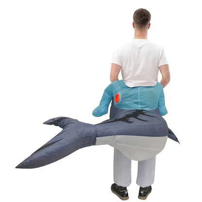 Teens and Adults Inflatable Shark Costumes - ChildAngle