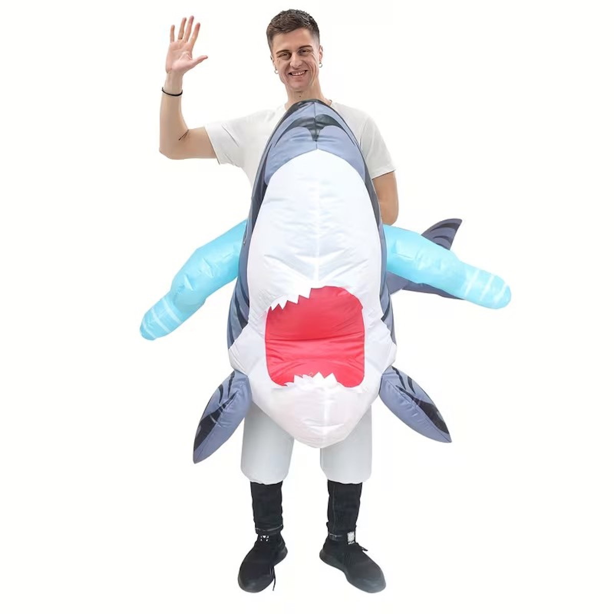 Teens and Adults Inflatable Shark Costumes - ChildAngle