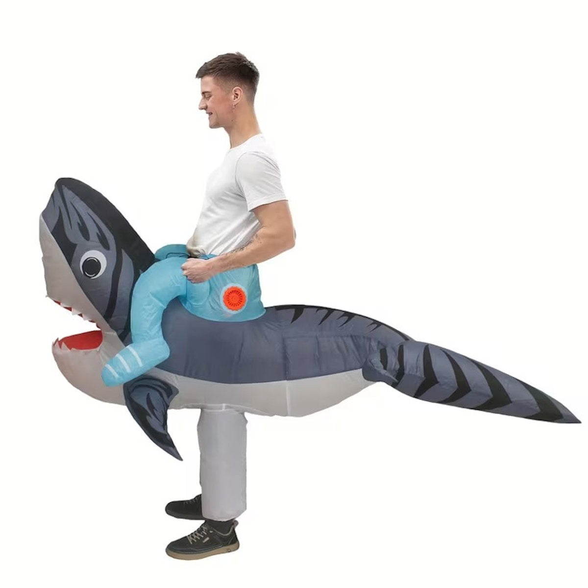Teens and Adults Inflatable Shark Costumes - ChildAngle