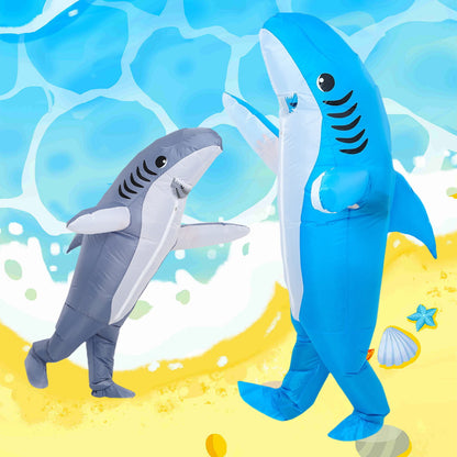 Teens and Adults Inflatable Shark Costumes - ChildAngle
