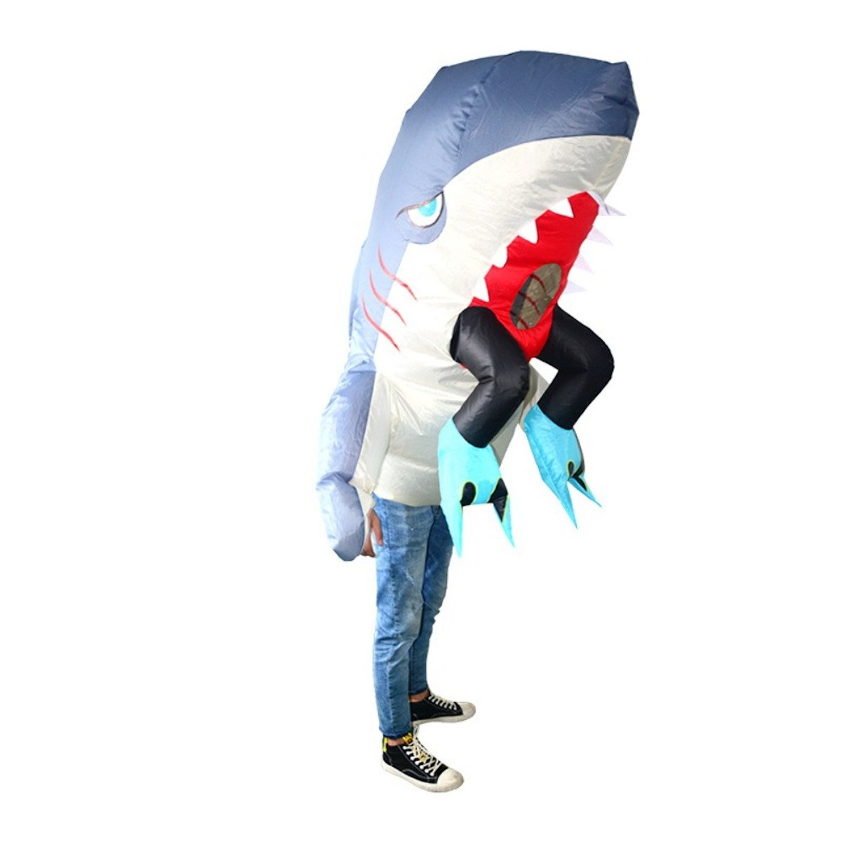 Teens and Adults Inflatable Shark Costumes - ChildAngle