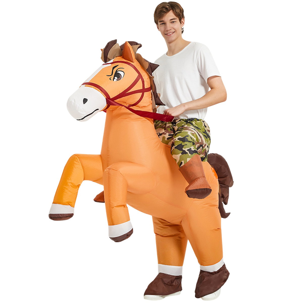 Kids Teens and Adults Inflatable Horse Costumes for Halloween - ChildAngle