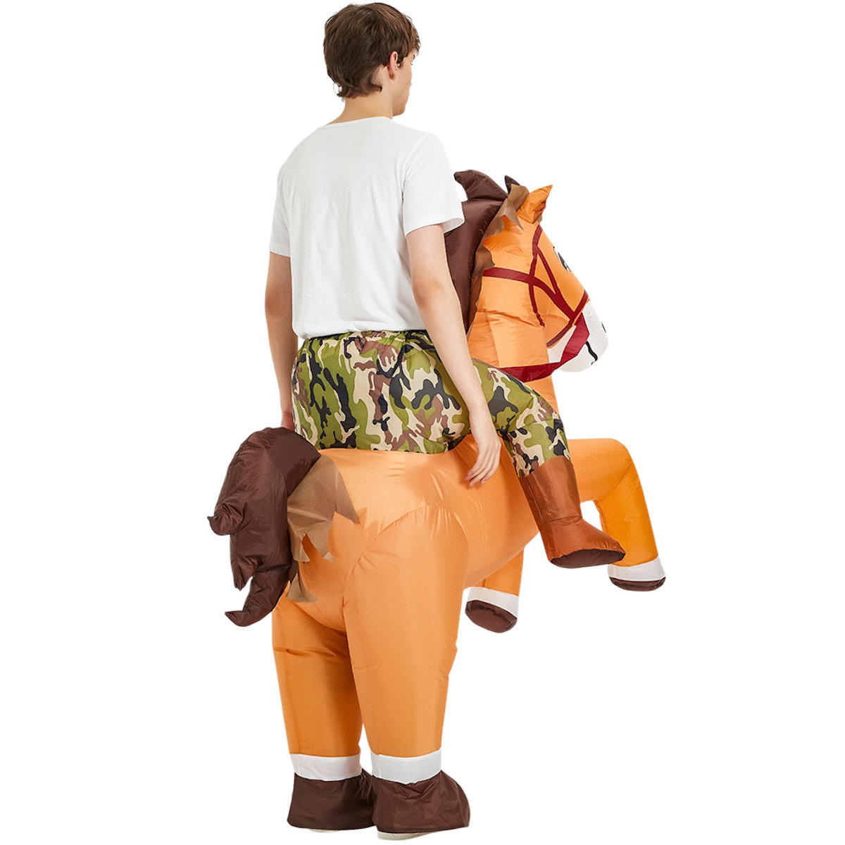 Kids Teens and Adults Inflatable Horse Costumes for Halloween - ChildAngle