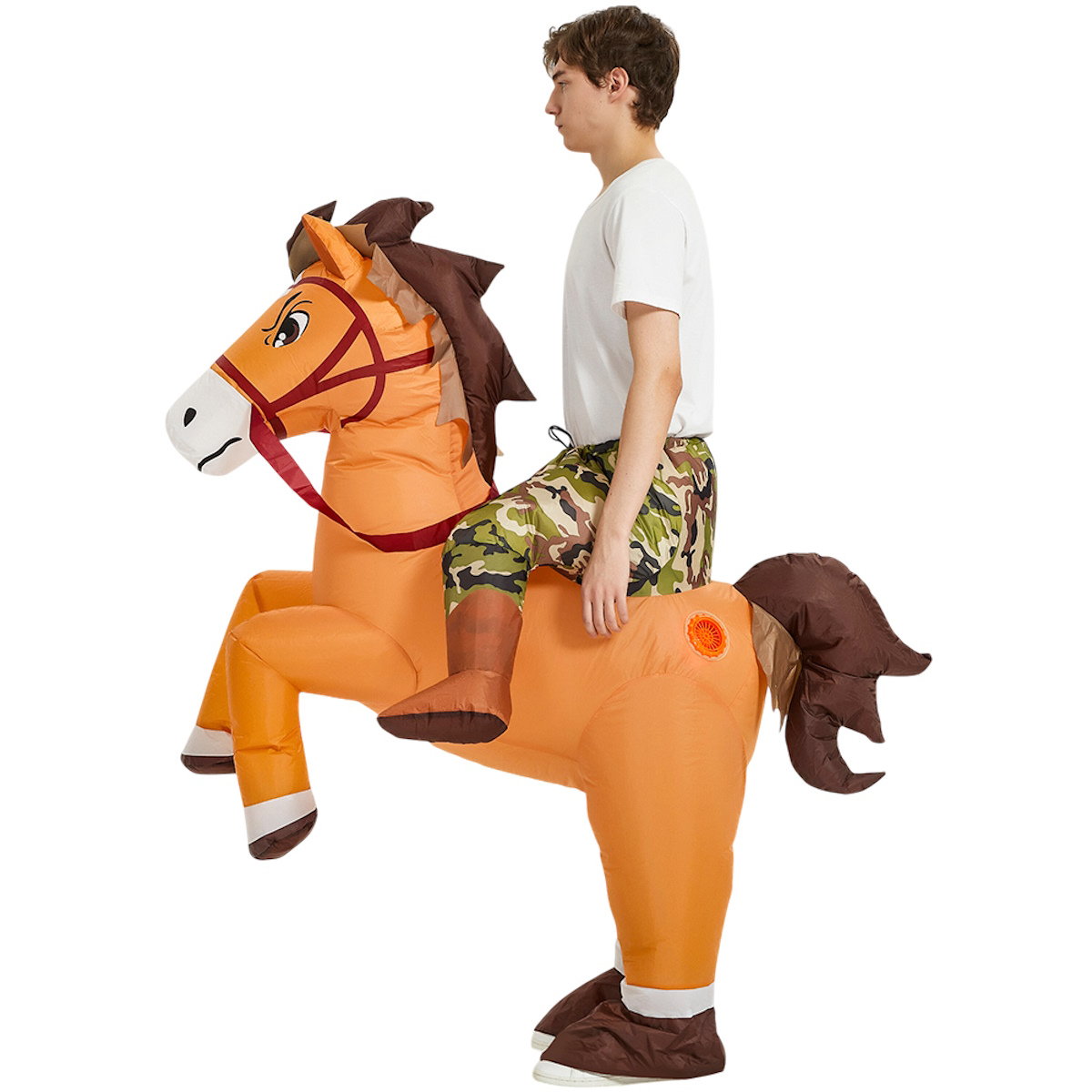 Kids Teens and Adults Inflatable Horse Costumes for Halloween - ChildAngle