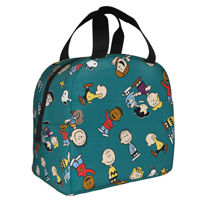 Snoopy Lunch Bag Portable Tote Large Capacity Lunch Bag - ChildAngle