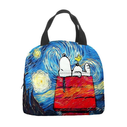 Snoopy Lunchtasche, tragbare Tragetasche, große Kapazität