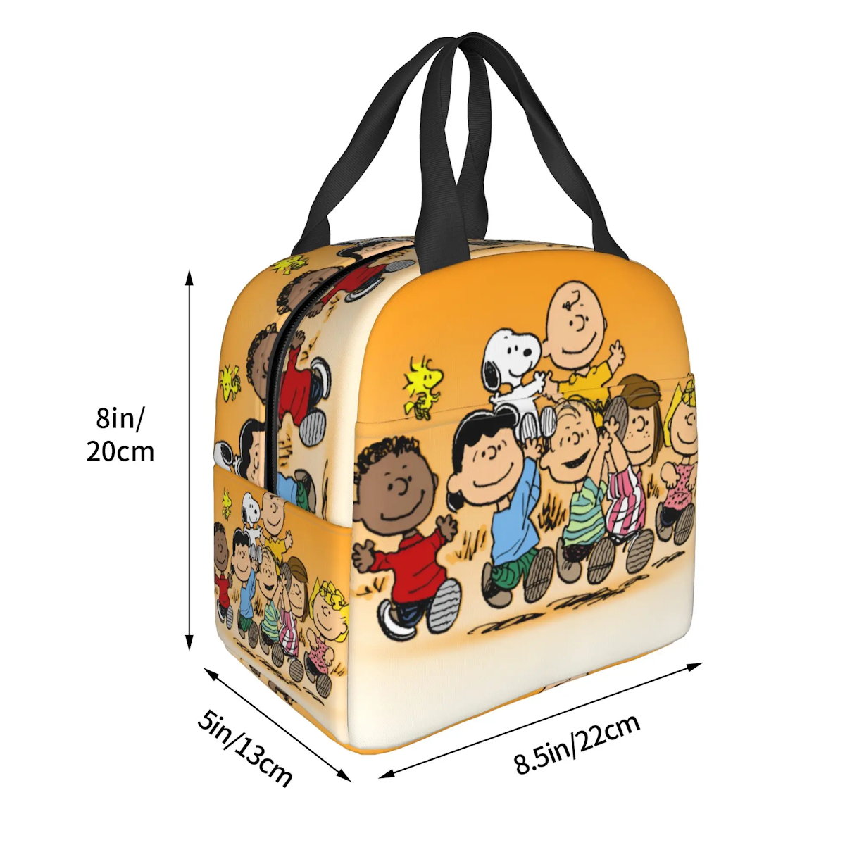 Snoopy Lunch Bag Portable Tote Large Capacity Lunch Bag - ChildAngle