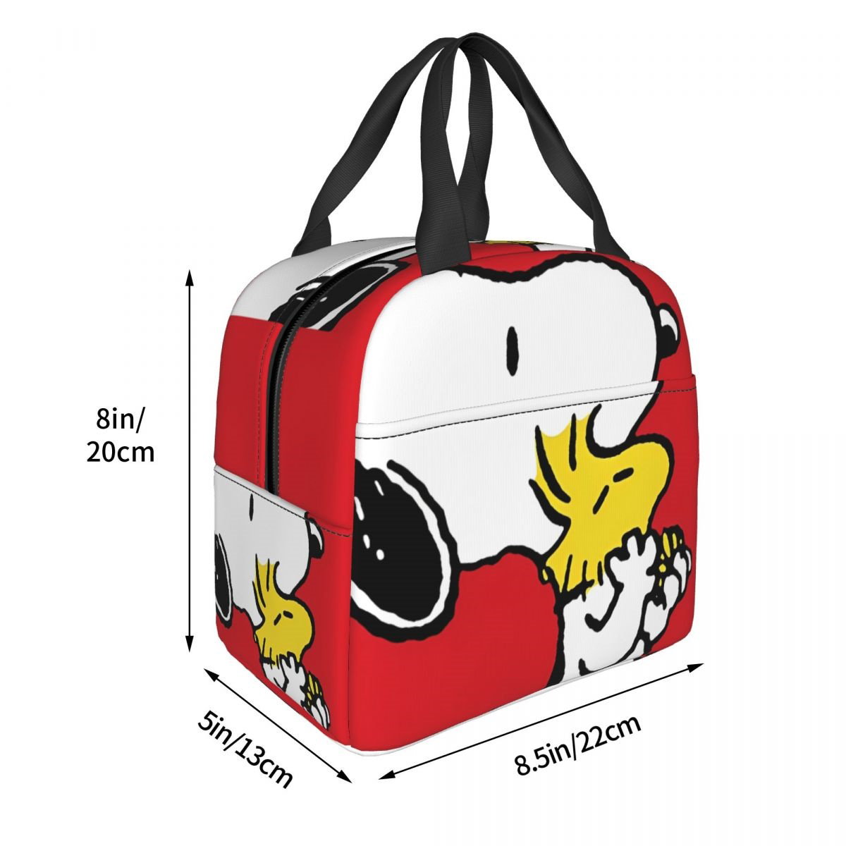 Snoopy Lunch Bag Portable Tote Large Capacity Lunch Bag - ChildAngle