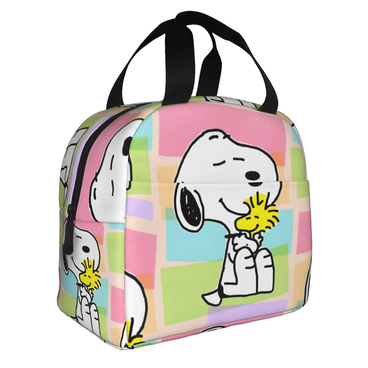 Snoopy Lunch Bag Portable Tote Large Capacity Lunch Bag - ChildAngle