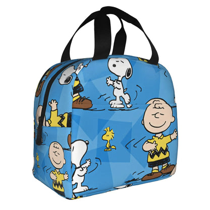 Snoopy Lunch Bag Portable Tote Large Capacity Lunch Bag - ChildAngle