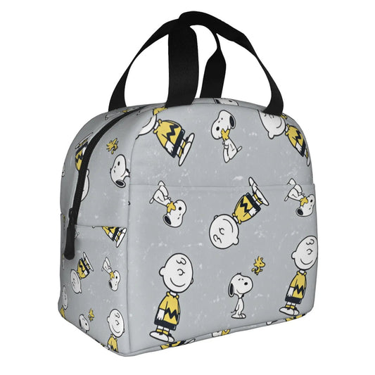 Snoopy Lunch Bag Portable Tote Large Capacity Lunch Bag - ChildAngle
