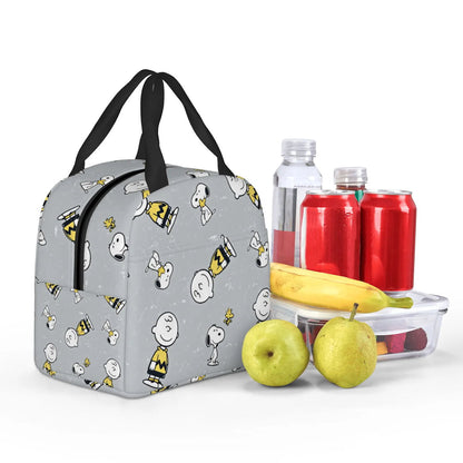 Snoopy Lunch Bag Portable Tote Large Capacity Lunch Bag - ChildAngle