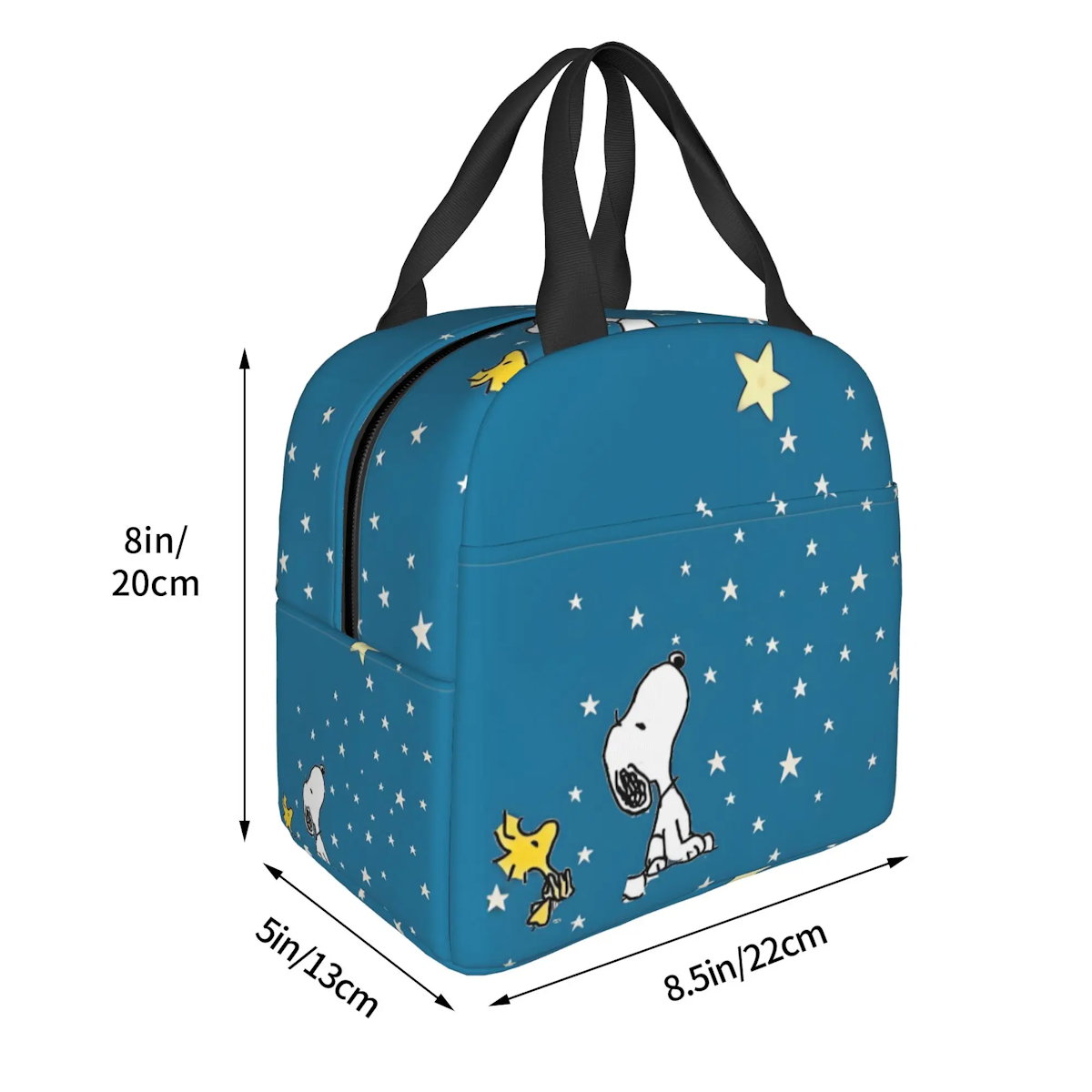 Snoopy Lunch Bag Portable Tote Large Capacity Lunch Bag - ChildAngle