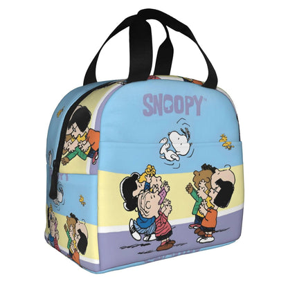 Snoopy Lunch Bag Portable Tote Large Capacity Lunch Bag - ChildAngle