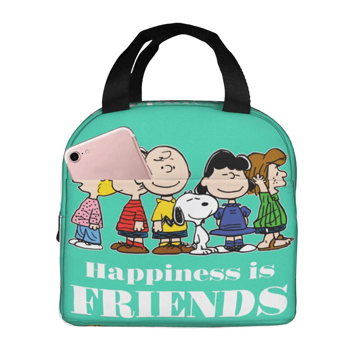 Snoopy Lunch Bag Portable Tote Large Capacity Lunch Bag - ChildAngle