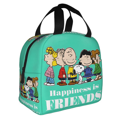 Snoopy Lunch Bag Portable Tote Large Capacity Lunch Bag - ChildAngle