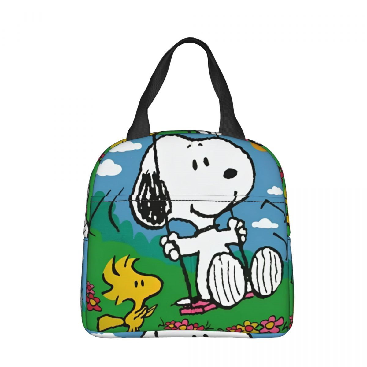 Snoopy Lunch Bag Portable Tote Large Capacity Lunch Bag - ChildAngle