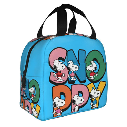 Snoopy Lunch Bag Portable Tote Large Capacity Lunch Bag - ChildAngle