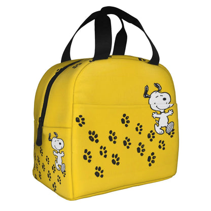 Snoopy Lunch Bag Picnic Portable Lunch Bag Tote for School - ChildAngle