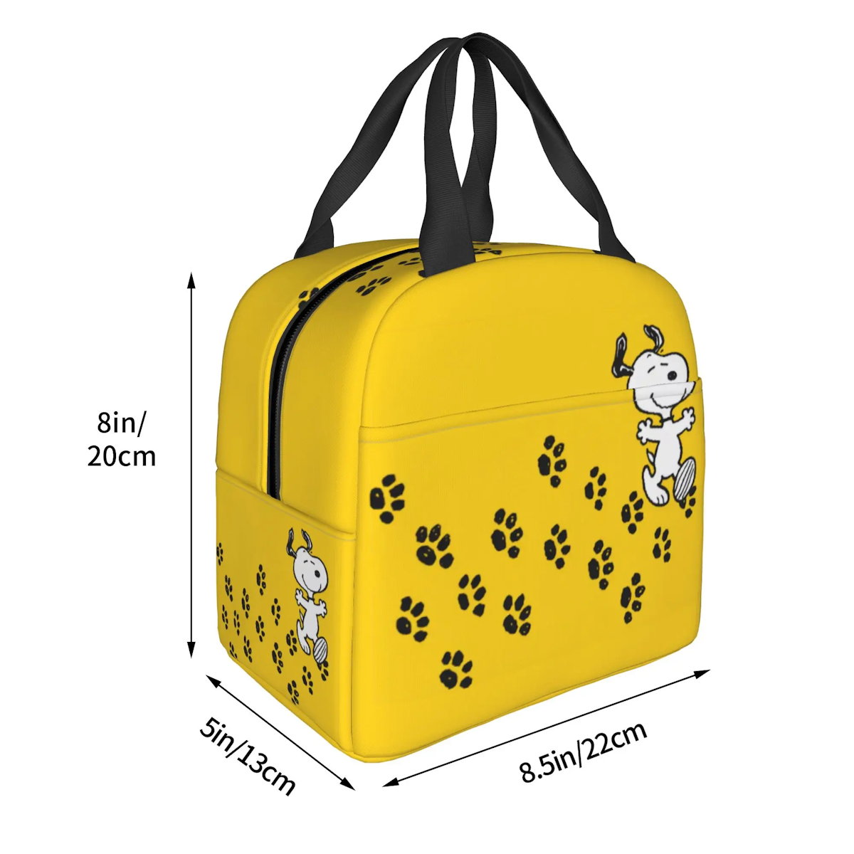 Snoopy Lunch Bag Picnic Portable Lunch Bag Tote for School - ChildAngle
