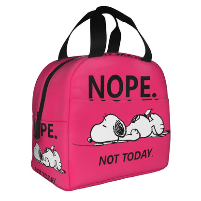 Snoopy Lunch Bag Picnic Portable Lunch Bag Tote for School - ChildAngle