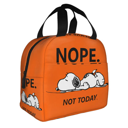 Snoopy Lunch Bag Picnic Portable Lunch Bag Tote for School - ChildAngle