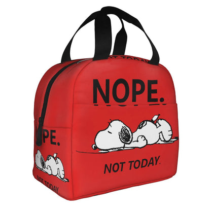 Snoopy Lunch Bag Picnic Portable Lunch Bag Tote for School - ChildAngle