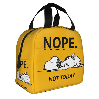 Snoopy Lunch Bag Picnic Portable Lunch Bag Tote for School - ChildAngle