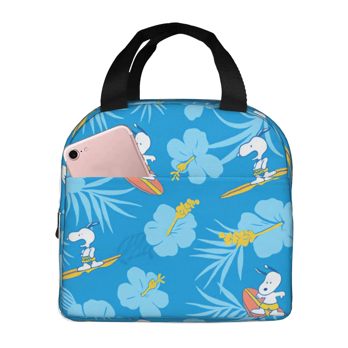 Snoopy Lunch Bag Picnic Portable Lunch Bag Tote for School - ChildAngle