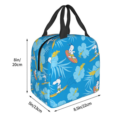 Snoopy Lunch Bag Picnic Portable Lunch Bag Tote for School - ChildAngle