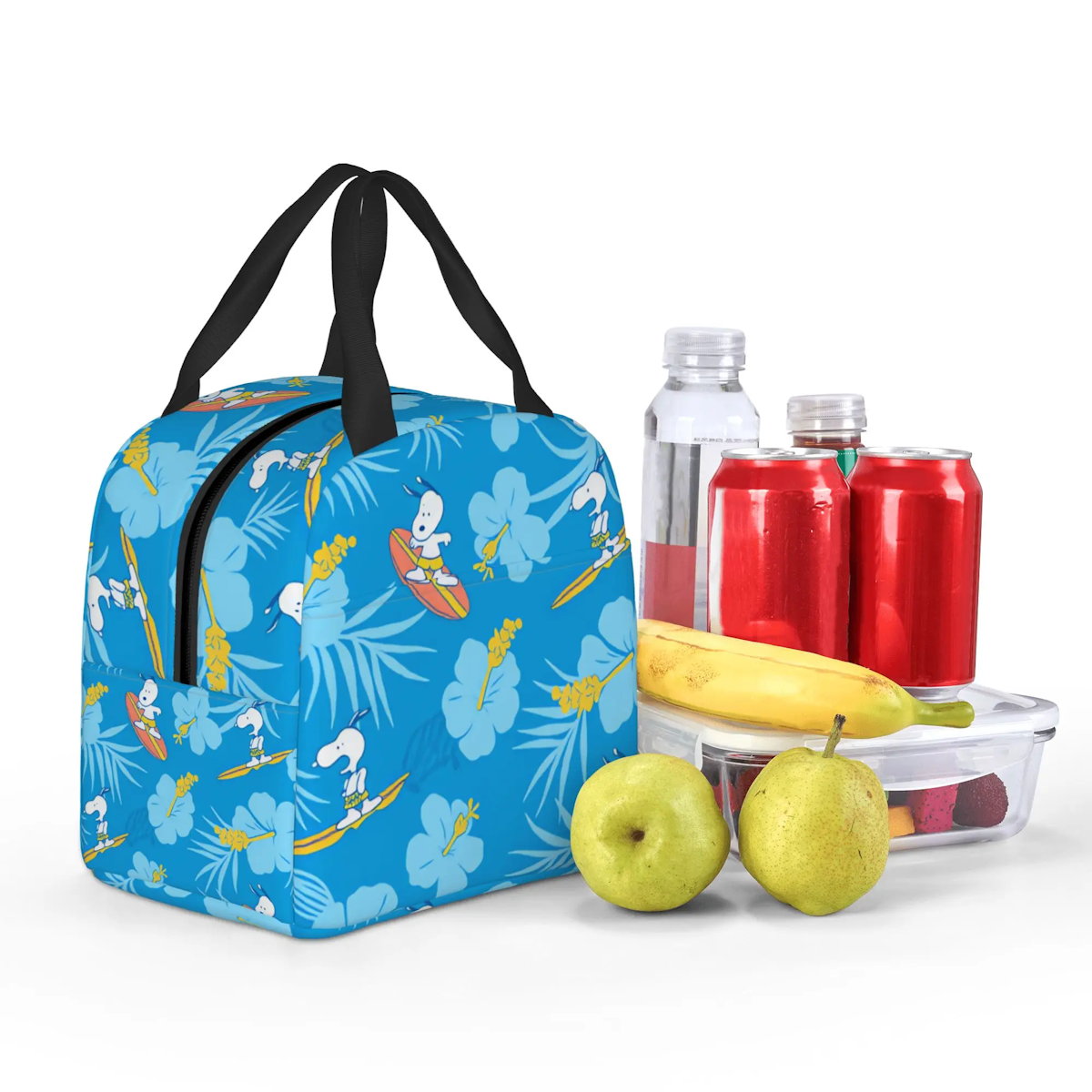 Snoopy Lunch Bag Picnic Portable Lunch Bag Tote for School - ChildAngle