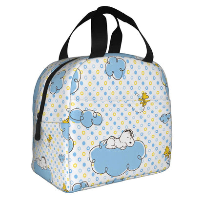 Snoopy Lunch Bag Picnic Portable Lunch Bag Tote for School - ChildAngle