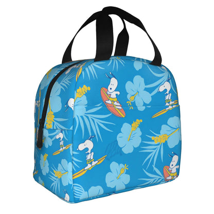 Snoopy Lunch Bag Picnic Portable Lunch Bag Tote for School - ChildAngle