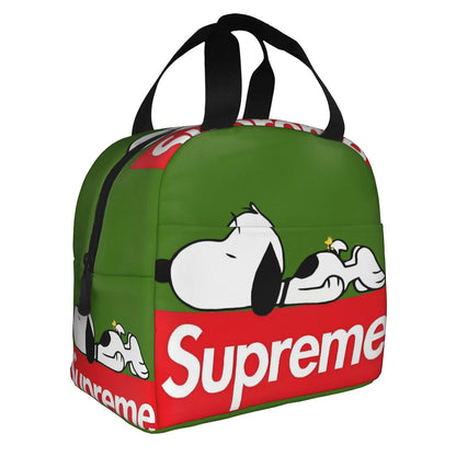 Snoopy Lunch Bag Picnic Portable Lunch Bag Tote for School - ChildAngle
