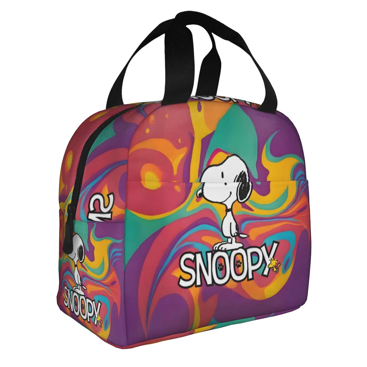 Snoopy Lunch Bag Picnic Portable Lunch Bag Tote for School - ChildAngle