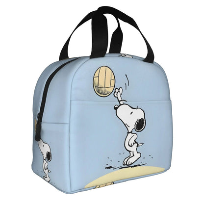 Snoopy Lunch Bag Picnic Portable Lunch Bag Tote for School - ChildAngle