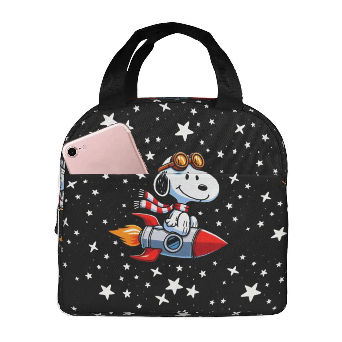 Snoopy Lunch Bag Picnic Portable Lunch Bag Tote for School - ChildAngle