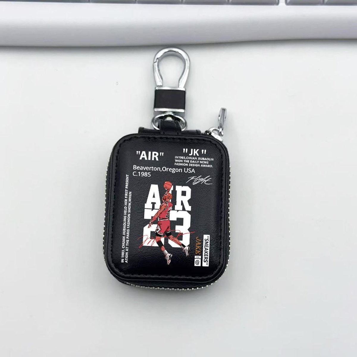 Sports Sneaker Basketball Shoes Zipper Storage Case - ChildAngle