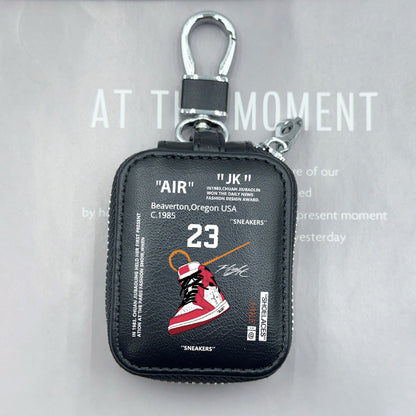 Sports Sneaker Basketball Shoes Zipper Storage Case - ChildAngle