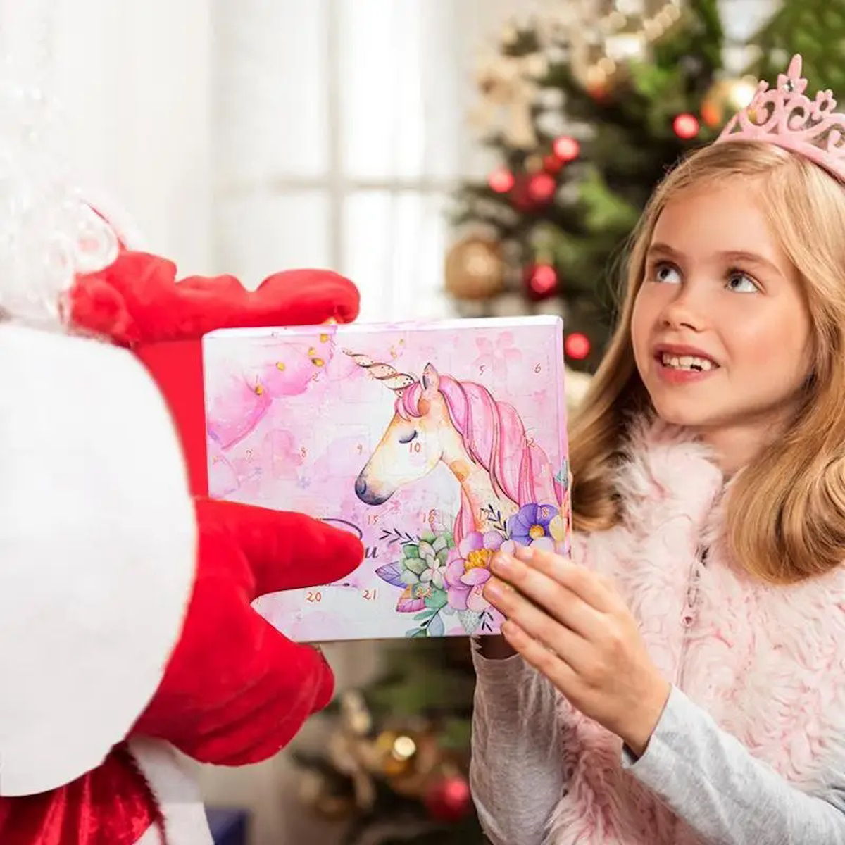 Unicorn Advent Calendar for Girl Bracelet Advent Calendar Christmas 24 Days Unicorn Jewelry Set - ChildAngle