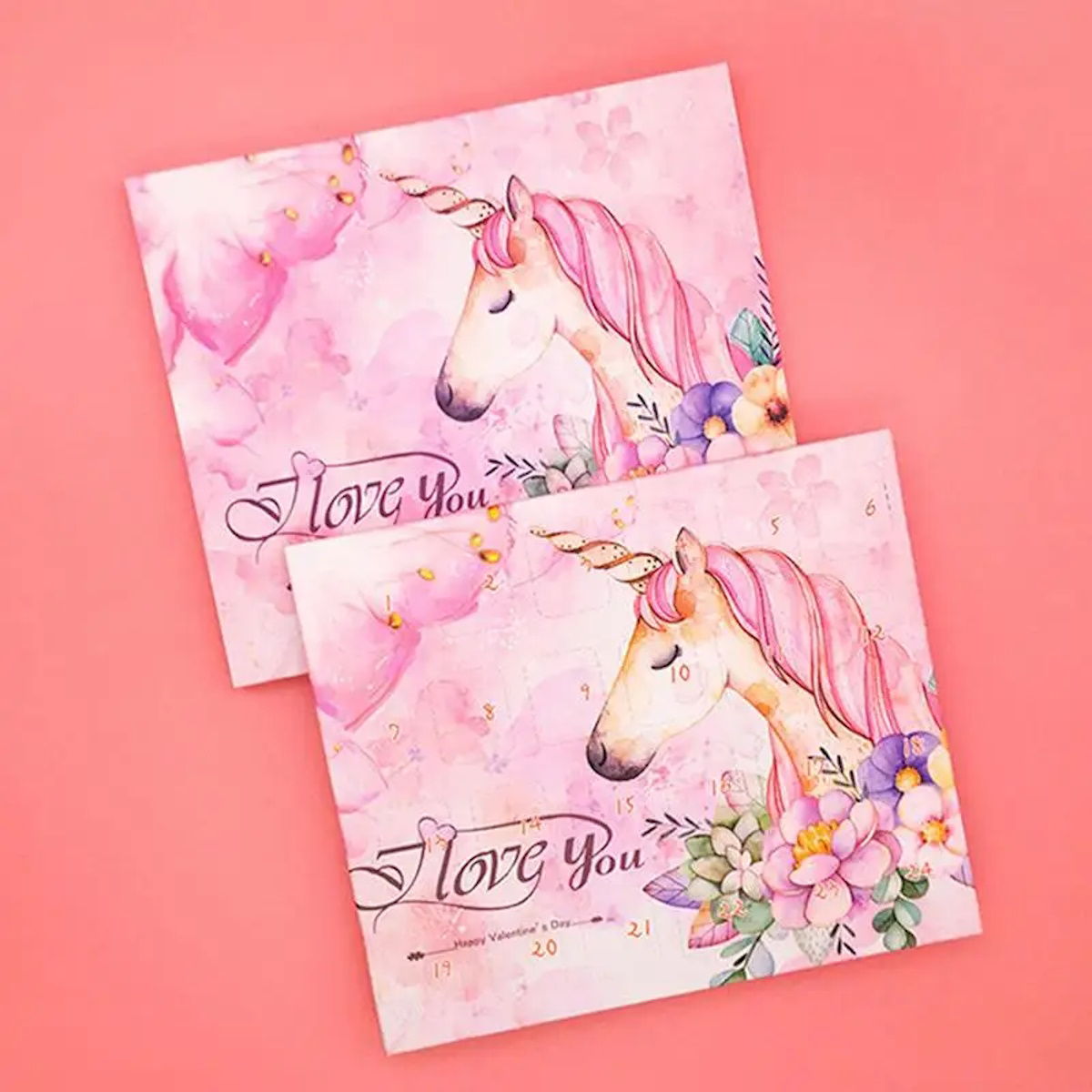 Unicorn Advent Calendar for Girl Bracelet Advent Calendar Christmas 24 Days Unicorn Jewelry Set - ChildAngle