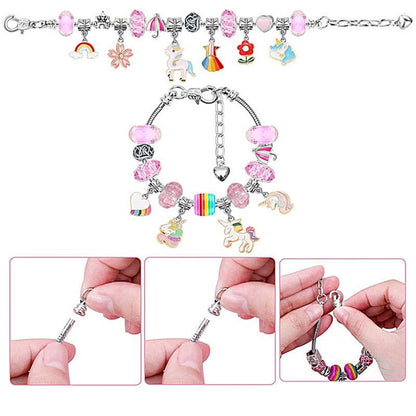 Unicorn Advent Calendar for Girl Bracelet Advent Calendar Christmas 24 Days Unicorn Jewelry Set - ChildAngle
