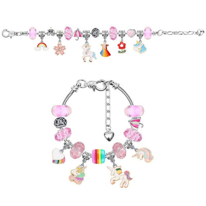 Unicorn Advent Calendar for Girl Bracelet Advent Calendar Christmas 24 Days Unicorn Jewelry Set - ChildAngle