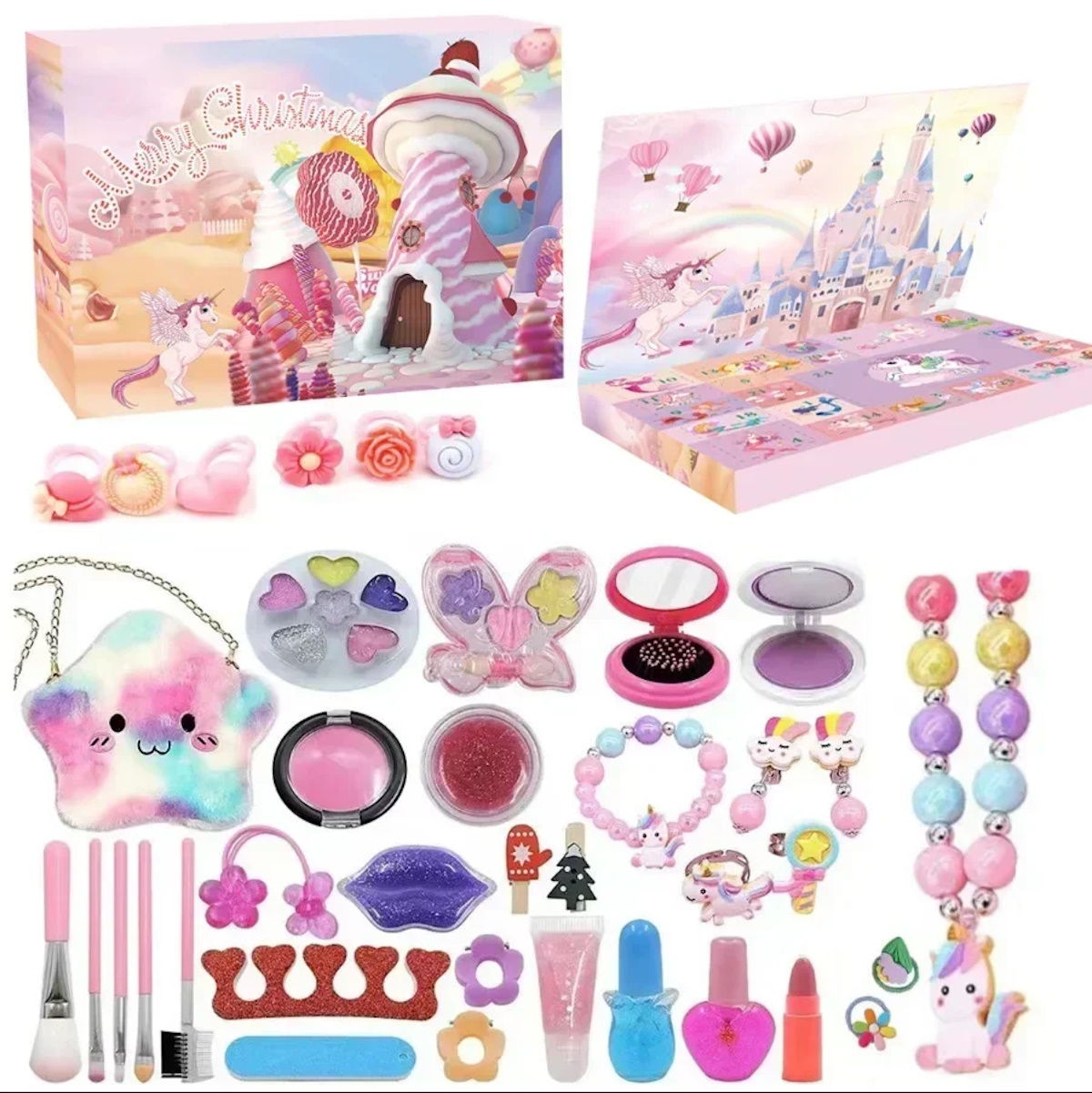 Makeup Unicorn Advent Calendar Makeup Toy Set for Teens Girls - ChildAngle