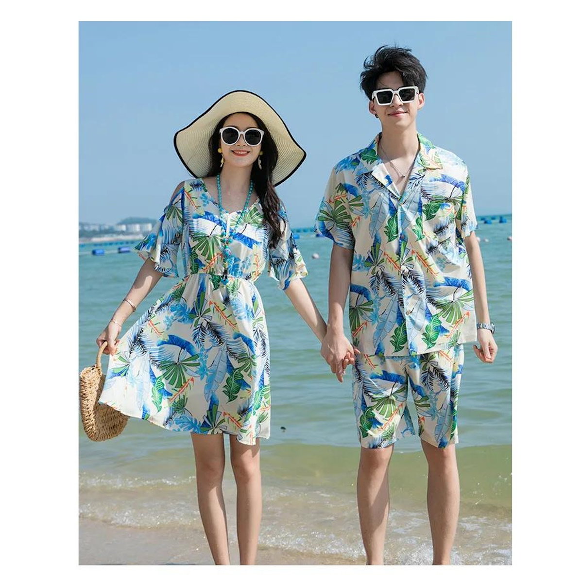 Family matching tropical-themed outfits - ChildAngle